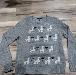 J. Crew Gray Knit Sweater